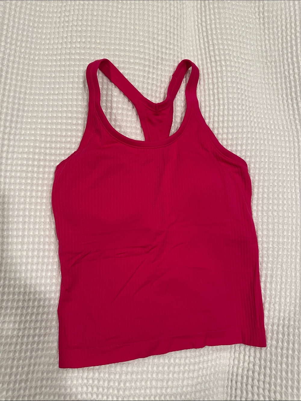 Racerback Ribbed Tank Top